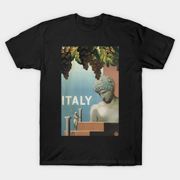 Retro poster - pub - vintage - italy - italy - italia T-Shirt by Labonneepoque